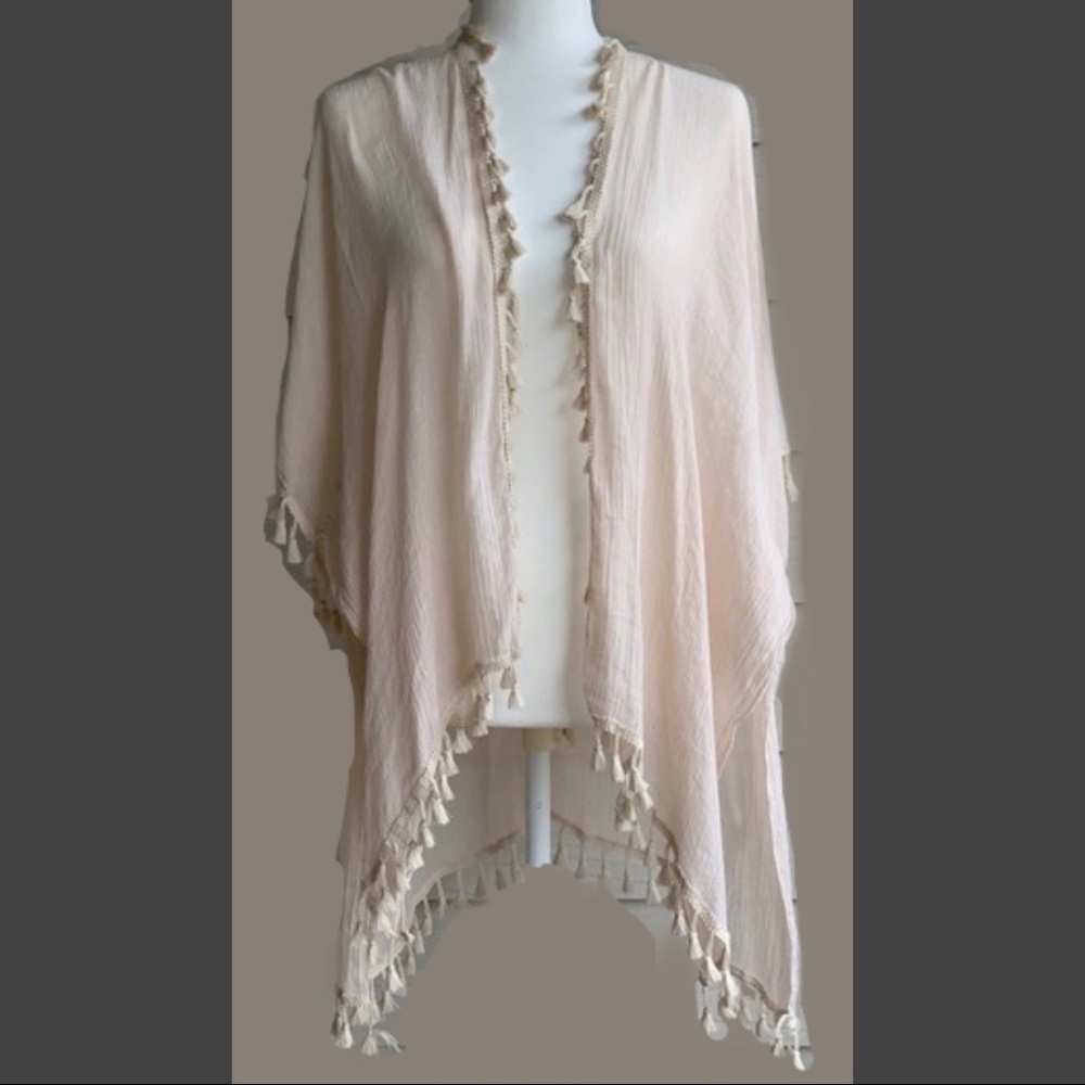 K - Anthropologie - Kimono Cream Cardigan (OS)